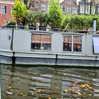 Hausboot in Amsterdam